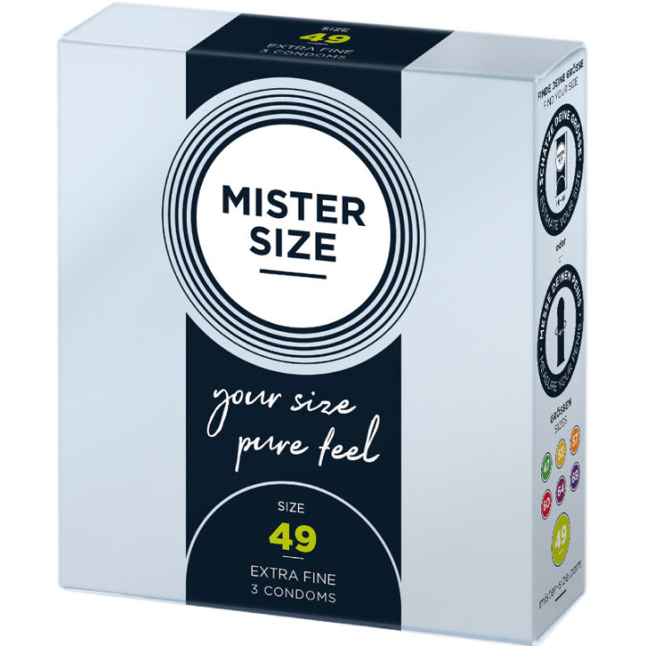 Mister Size - Kondomgrösse s 49 mm (3 Einheiten)