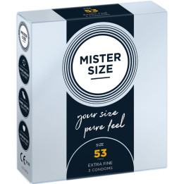 Mister Size - Condom Size m 53 mm (3 Units)