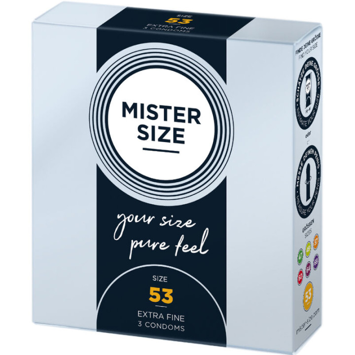 Mister Size - Condom Size m 53 mm (3 Units)