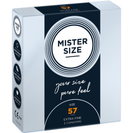 Mister Size - Condom Size l 57 mm (3 Units)