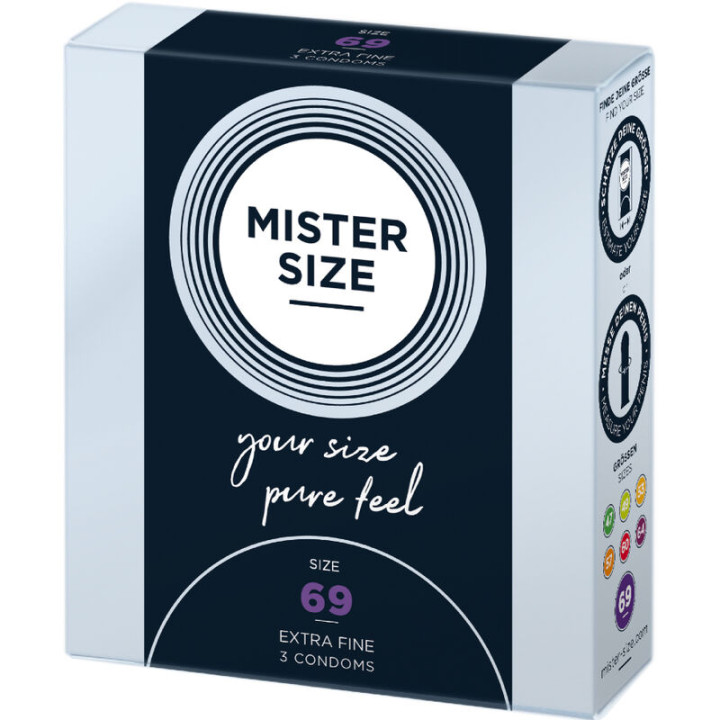 Mister Size - Préservatifs Taille Xxxl 69 mm (3 Unités)