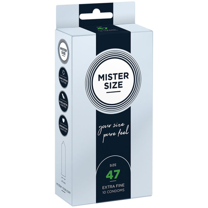 Mister Size - Préservatifs Taille xs 47 mm (10 Unités)