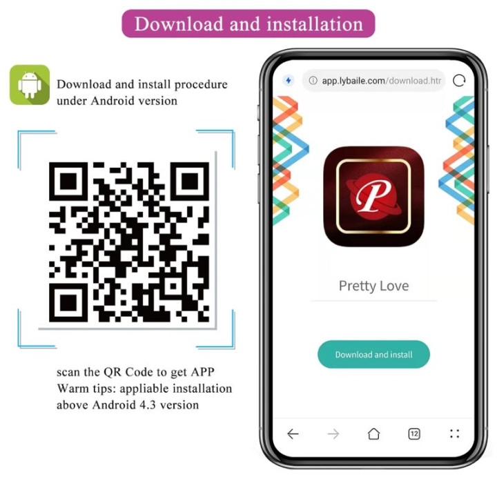 Pretty Love - Catalina Vibrator App Telecomando Viola