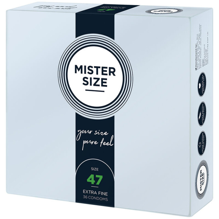 Mister Size - Préservatifs Taille xs 47 mm (36 Unités)