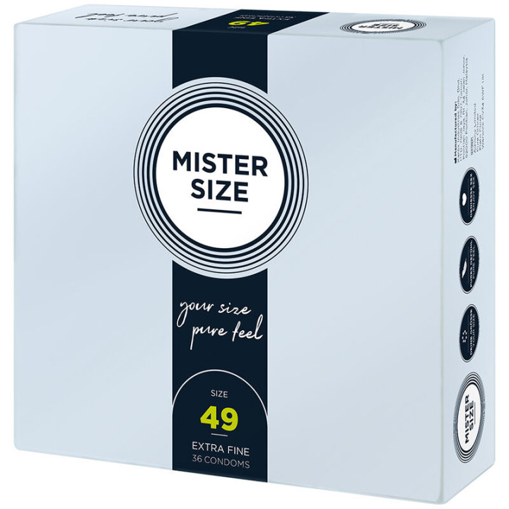 Mister Size - Kondomgrösse s 49 mm (36 Einheiten)