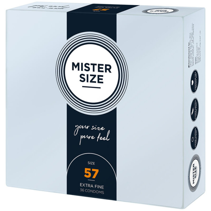 Mister Size - Kondomgrösse l 57 mm (36 Einheiten)
