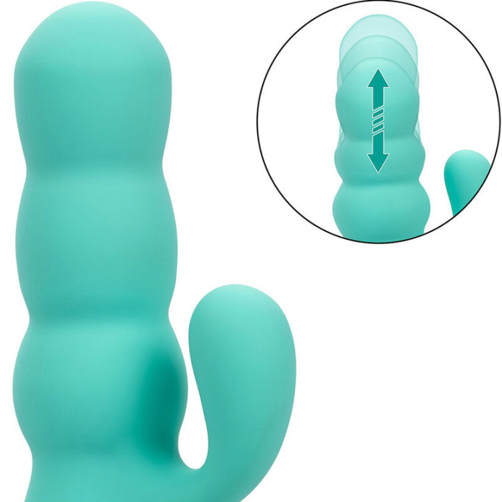 Calexotics - Del Mar Diva Vibrator Rabbir Aqua Green by California Dreaming