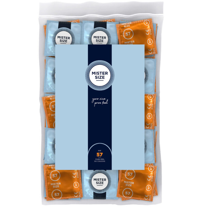 Mister Size - Préservatif Taille l 57 mm (100 Unités)