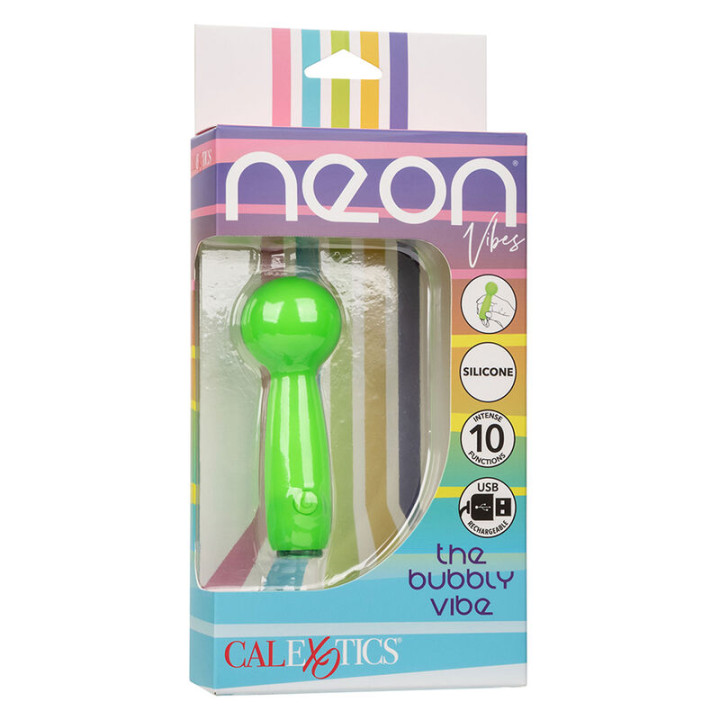 Calexotics - Neon Vibes The Bubbly Vibe Mini-Massager 10 Vibrationen Grün