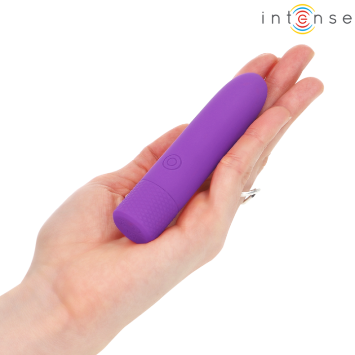 Intense - Symone Bullet Vibrante Ricaricabile Usb 8 Vibrazioni Viola 10 x 2,2 cm