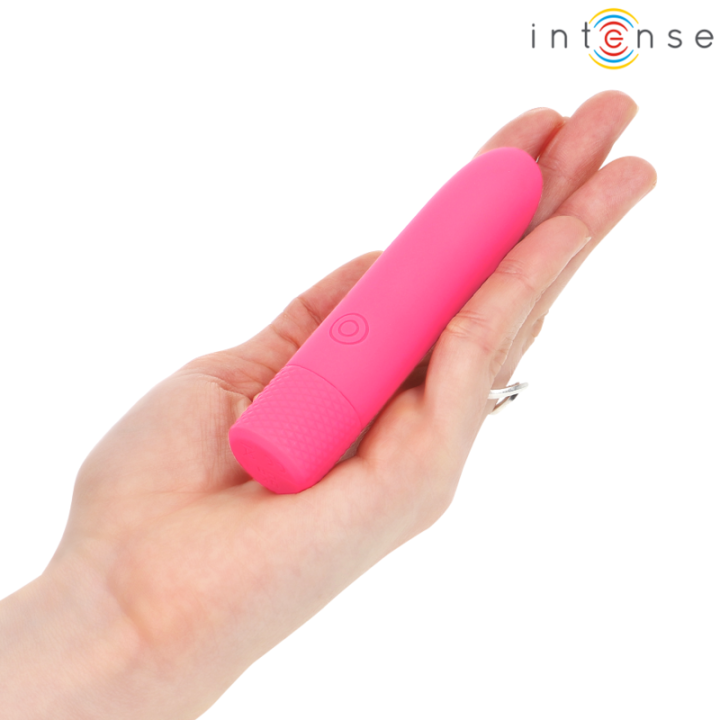 Intense - Symone Bullet Vibrant Rechargeable Usb 8 Vibrations Rose 10 x 2,2 cm