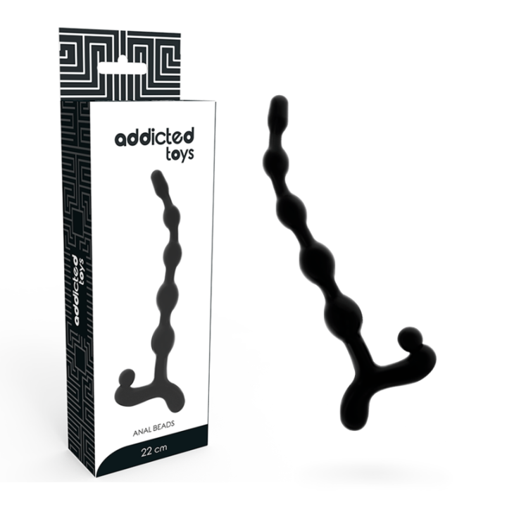 Addicted Toys - Sfere Anal 22 cm Nero