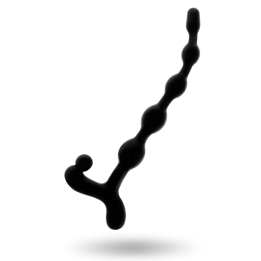 Addicted Toys - Bolas Anales 22 cm Negro