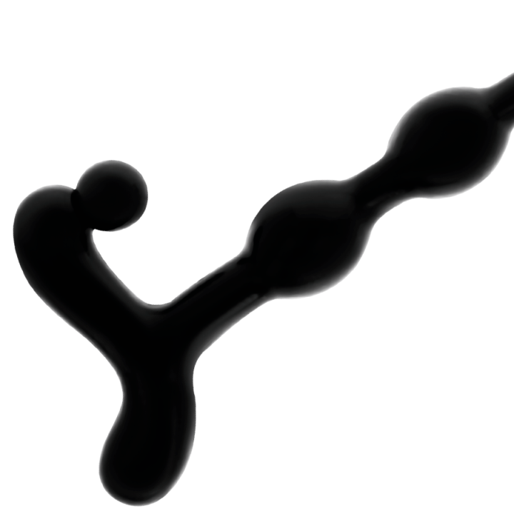 Addicted Toys - Bolas Anales 22 cm Negro