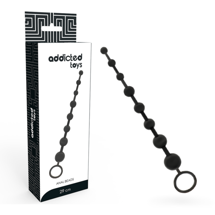 Addicted Toys - Perline Anali 29 cm Nero