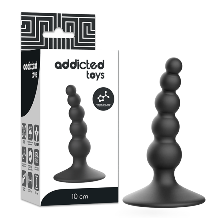 Addicted Toys - Plug Sessuale Anale 10 cm Nero