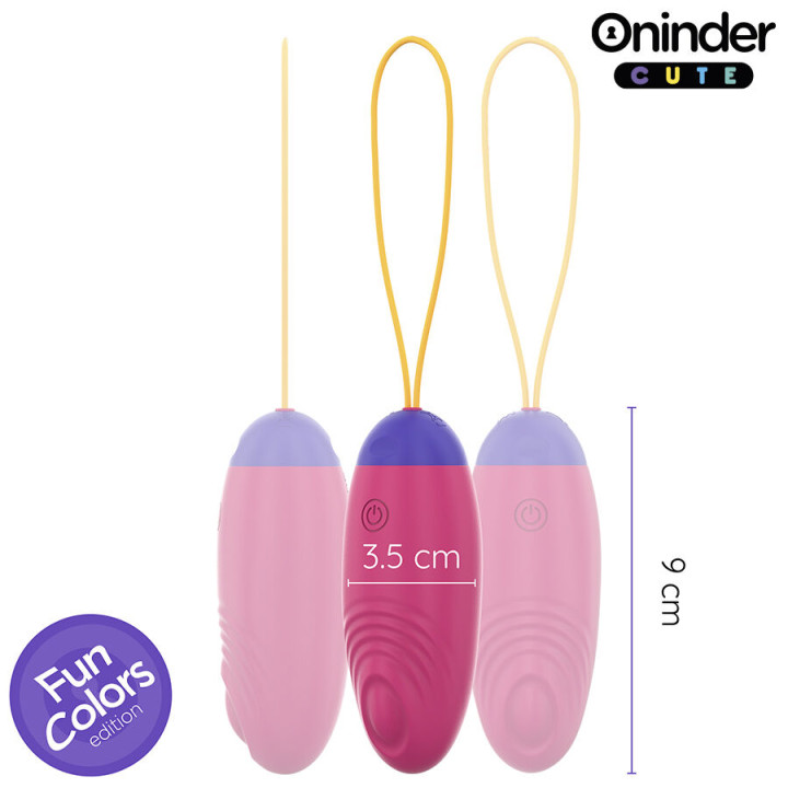 Oninder Cute - Love Pleasure Vibro-Wave Tapping Silicone Egg - Free Global App