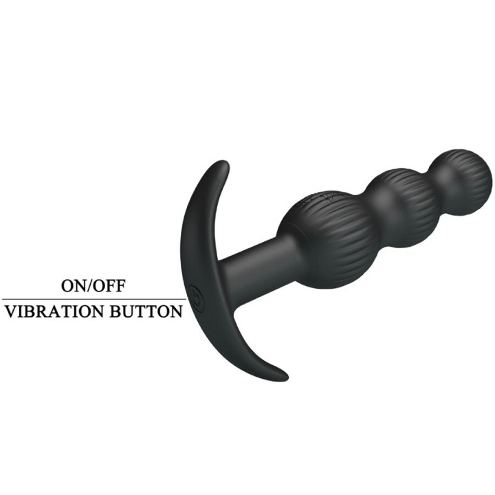 Pretty Love - Sidney Vibratore Anale 10 Vibrazioni Nero