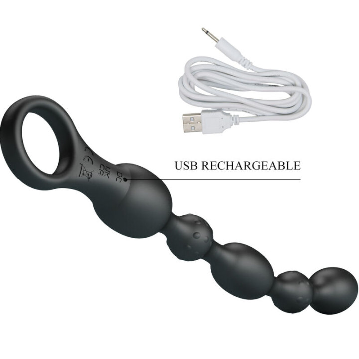 Pretty Love - Van Bolas Anales 10 Vibraciones Recargable Silicona