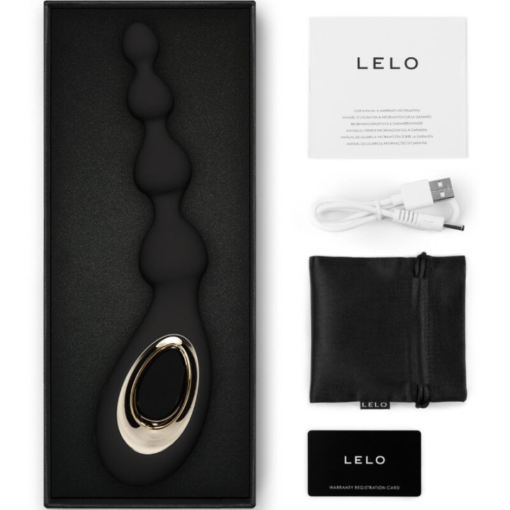 Lelo - Soraya Beads Schwarzes Analmassager