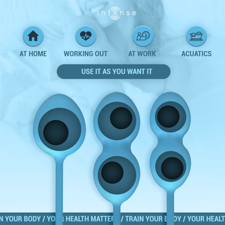 Intense - Charli Kegel Ball Kit Ocean Blue