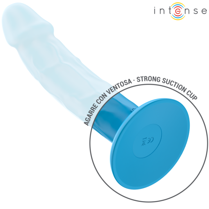 Intense - Phoebe Vibrateur Réaliste 10 Vibrations Télécommande Bleu