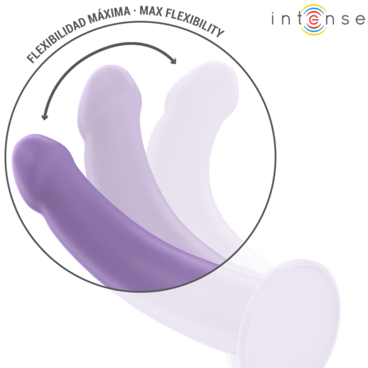 Intense - Vibratore Eddie 17,5 cm 10 Vibrazioni Viola Telecomando