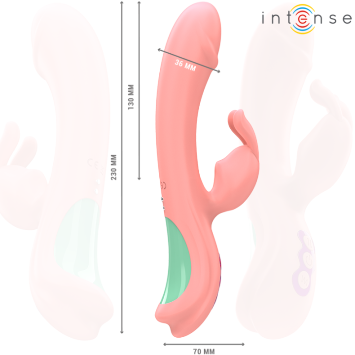 Intense - Rachel Rabbit Wibrator 5 Wibracji Różowy