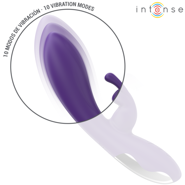 Intense - Randall Wibrator Rabbit 10 Wibracji Fioletowy