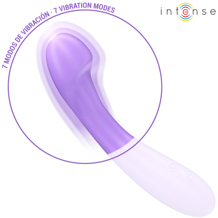 Intense - Becky Vibrator 19 cm Heizbar 7 Vibrationen Lila