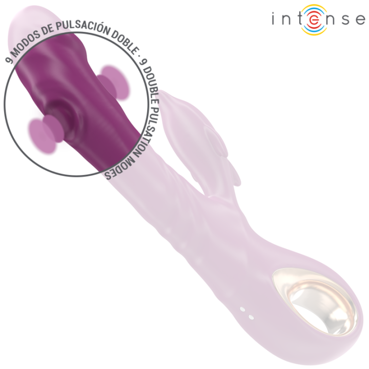 Intense - Halle Multifunktionsvibrator Mit Delfin-Stimulierender Zunge Lila