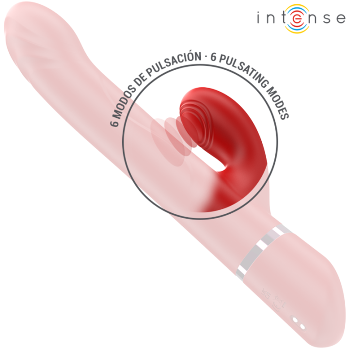 Intense - Lele Vibrateur Multifonction Rotatif & Oscillant & Stimulant Rouge