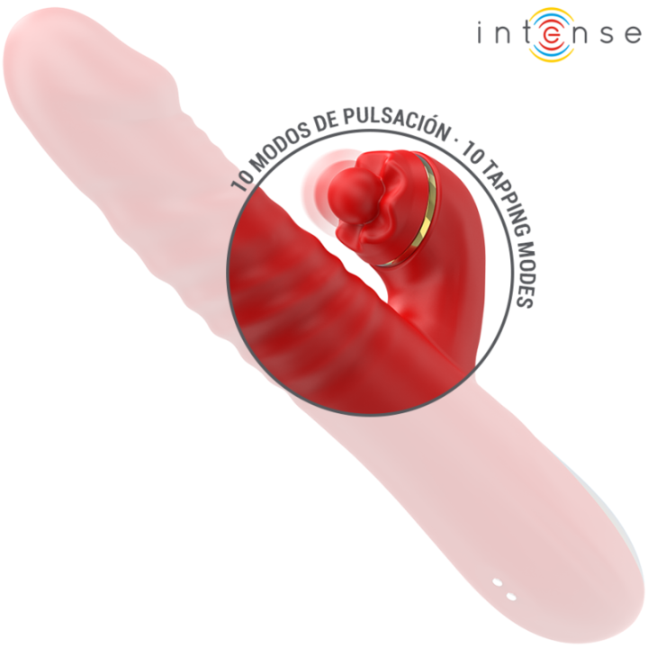 Intense - Thalia Vibración & Empuje & Estimulación Rojo
