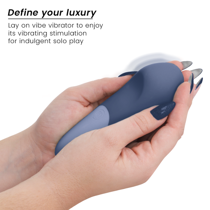 Womanizer - Vibe Lay-on Vibratore Silenzioso Blu Scuro