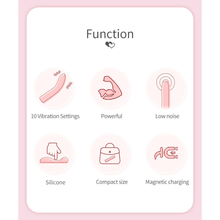 Pretty Love - Kisell g-Spot Pink Vibrator