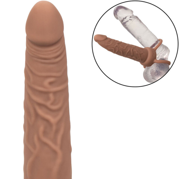 Calexotics - Performance Maxx Doble Penetrador Recargable Piel Moreno