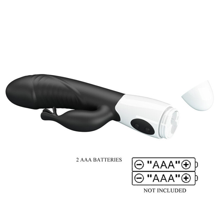 Pretty Love - Vibratore a Coniglio Rasmussen 30 Funzioni Nero