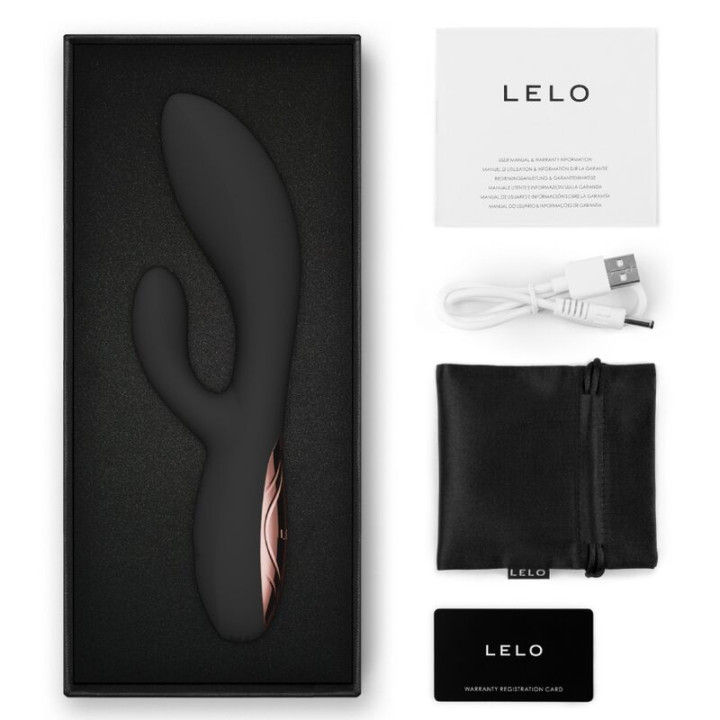 Lelo - Ina Thrust Vibrador Rabbit Con Empuje Negro