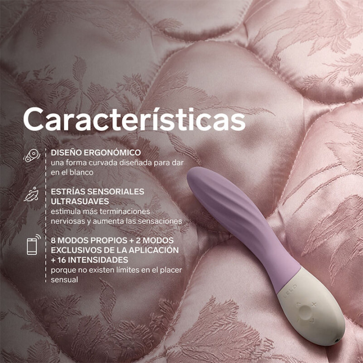 Lelo - Mona Twist Rechargeable App-Controlled g-Spot Vibrator Lavender