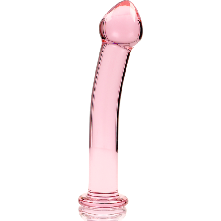 Nebula Series by Ibiza - Modelo 11 Dildo Cristal Rosa 16 cm -o- 3 cm
