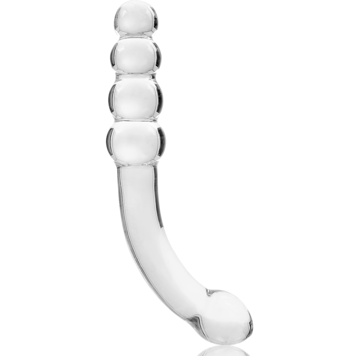 Nebula Series by Ibiza - Modèle 14 Gode en Verre Borosilicate Clair 18.5 cm -o- 3 cm