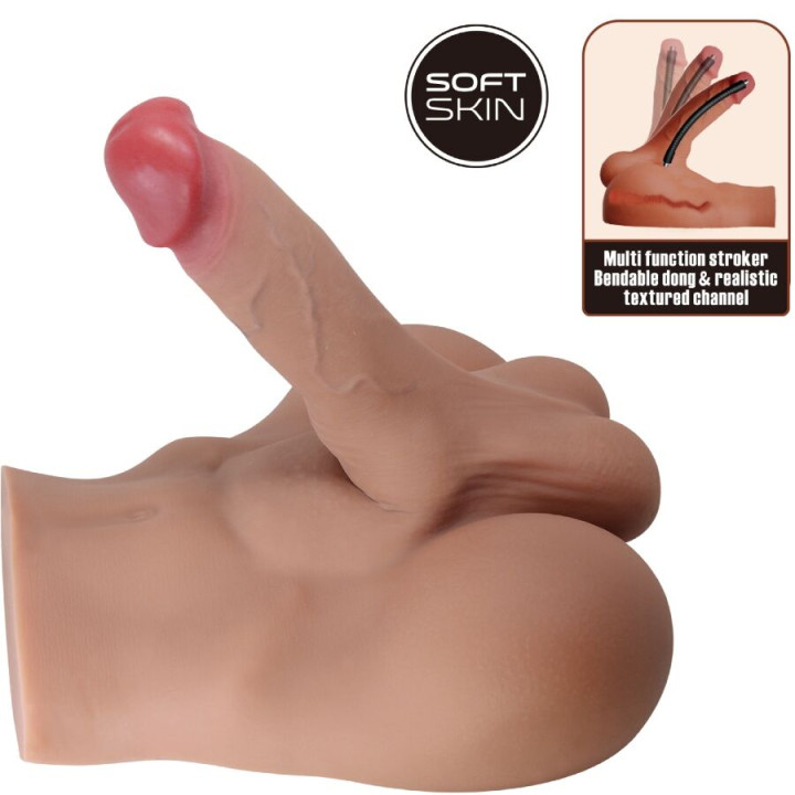 Crazy Bull - Rhyne Back Realistic Natural Masturbator