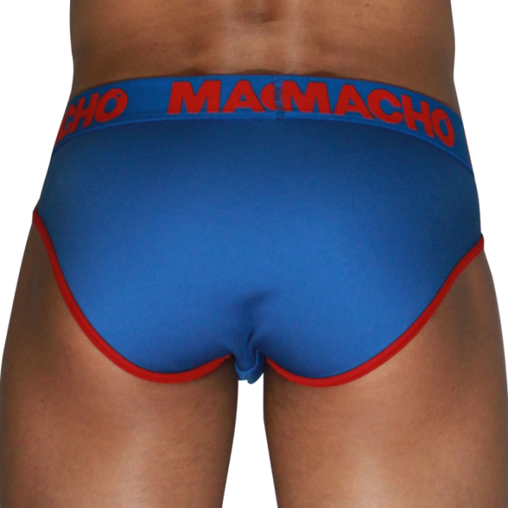 Macho - Mch005 Klasyczne Shoppery Niebieskie + Czerwone l