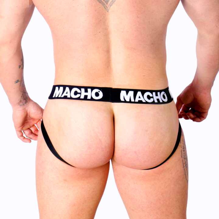 Macho - Mx25nc Jock Schwarzes Leder xl