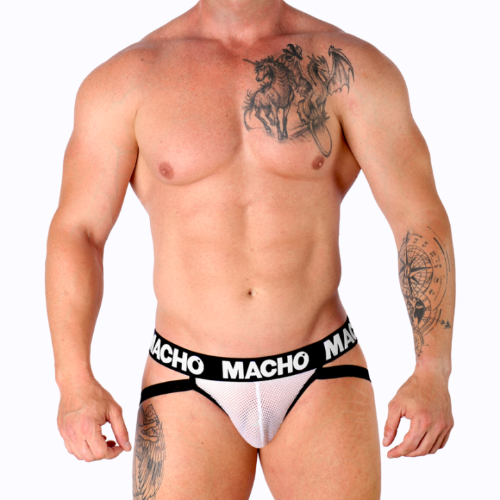 Macho - Mx26x1 Jock Rejilla Blanco s