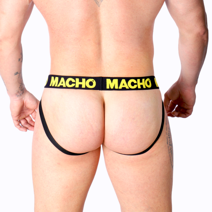 Macho - Mx25a Jock Lycra Amarelo m