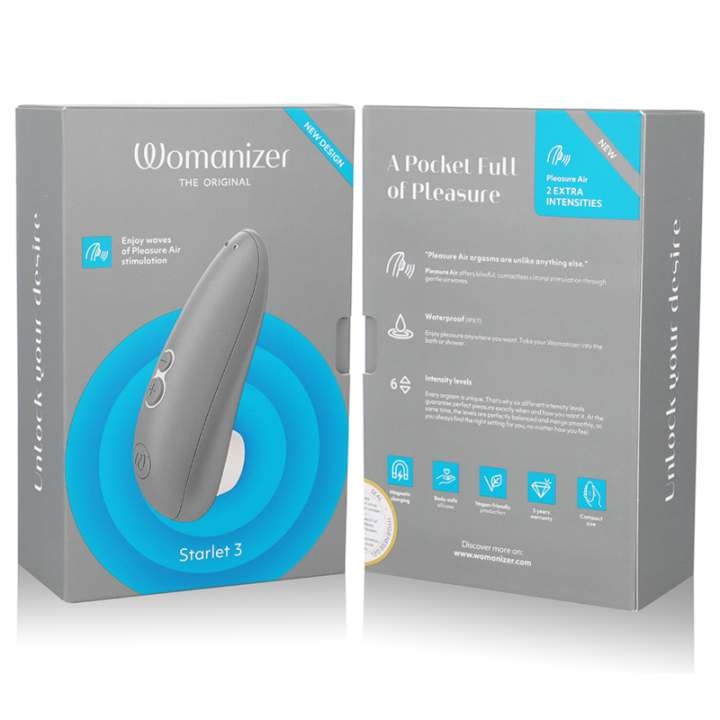 Womanizer - Starlet 3 Stymulator Lechtaczki Szary