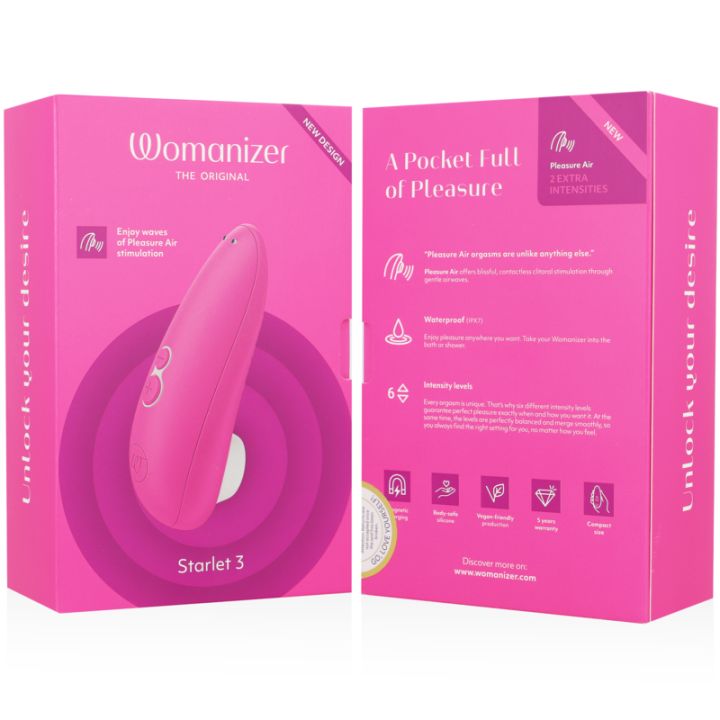 Womanizer - Stimulateur Clitoral Starlet 3 Rose