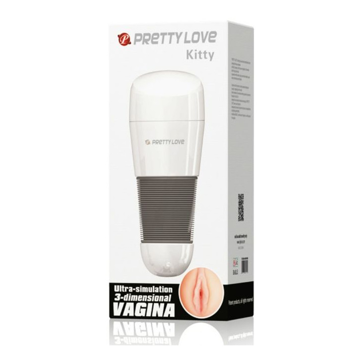 Pretty Love - Kitty White Vagina Masturbator