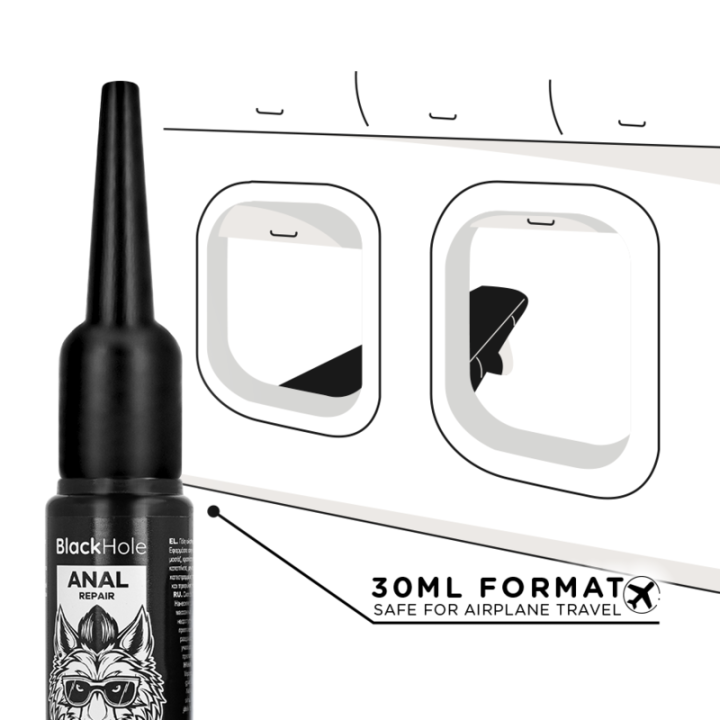 Black Hole - Analgleitmittelapplikator, Grösse s, 30 ml